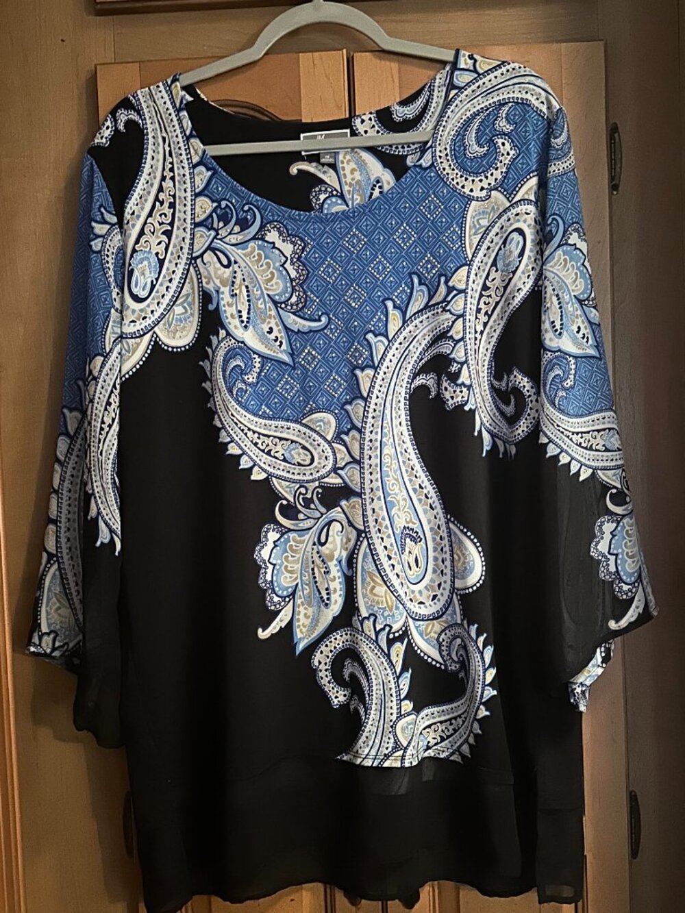 JM Collection Paisley Top 1X